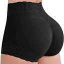 Womens Shapewear Control Panties Women Lace Panties Underwear (X-Small, Black Breif)