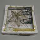 Kurt Adler 10-Inch 5-Point Capiz Star Treetop with Rays and Beads