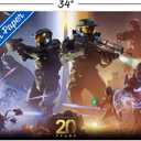 Halo - 20 Years Wall Poster, 34L" x 22.4W", Premium Unframed Version