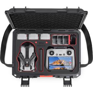 STARTRC Waterproof Hrad Case for DJI Mini 5 Pro Drone, Fly More Combo,RC2/RC-N3, Batteries(7 pcs), Charging Hub, 65W Charger, Filter Set & More Accessoriessize:14.5115.1 in