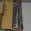 Anovo Flag Pole Kit- Upgraded Holder, Stainless Steel 5 FT Flag Poles with1 Inch Metal 360 Rotating Flag Pole Rings Two-Position Flag Pole Bracket Mounting for Outside House Porch (5 FT-Black)