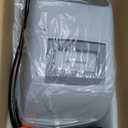 Giraffe Tools Retractable Hose Reel with 1/2 Inch x 100FT, Heavy Duty Ground Mount Garden Hose Reel, Automatic Rewind,with 9-Function Sprayer Nozzle & Flexible Swivel Base