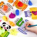 28 Pack Valentines Day Gifts for Kids School, Mochi Squishies with Greeting Cards Party Favor for Kids, Animals Squishies Stress Relief Fidget Toys Classroom Exchange Prizes Gifts