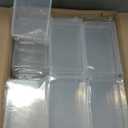 19 Pack Rectangular Clear Plastic Storage Containers Box with Hinged Lid for Beads and Other Small Craft Items (5.7 x 3.35 x 1.38 inch)