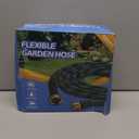 100 ft Expandable Garden Hose, 2026 New Retractable Water Hoses 100ft with 10 Function Spray Nozzle, Solid Brass Fittings, Extra Strength Fabric, Flexible Expanding Latex Core, Lightweight & No Kink