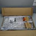 Heavy Duty Clothes Rack Load 450 LBS, Metal Garment Rack, Standing Rolling Clothing Rack for Hanging Clothes with Sturdy Wheels & Shelves, Portable Closet Wardrobe Rack,Sliver