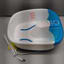 Homedics Bubble Mate Foot Spa, Toe Touch Controlled Foot Bath with Invigorating Bubbles and Splash Proof, Raised Massage Nodes and Removable Pumice Stone