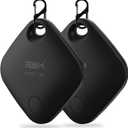 Air Tracker Tag 4 Pack Bluetooth Luggage Tracker Tag Locator Works with Apple Find My,Smart Tracker for Suitcase, Bag, Backpack, Wallet,Replaceable Battery Smart tag Finder- 2 Pack