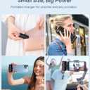 Kuulaa Portable Phone Charger, Small Power Bank 4500mAh Mini Power Bank for iPhone Cute Battery Pack Backup Charger Travel Compatible with iPhone 15/14/13/12/11/XS/XR (Black)