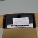 EclatBain Bed Risers Furniture Risers Heavy-Duty Rectangular Adjustable Block Lift to 3 inches and 4.3 inches Desk, Sofa, Chair Legs, Refrigerator, Washing Machine Support up to 4000 pounds (2 layer(3inches), Black-square-4 Pack)