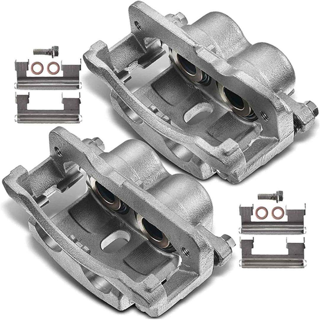 2PCS Front Brake Caliper Assembly for GMC Savana 1500 2500 Sierra 1500 2500 for Chevrolet Silverado 1500 2500 3500 for Cadillac 2000-2013 Left and Right with 4 Wheel Disc 18-B4728, 18-B4729 2PCS Front Brake Caliper Assembly for GMC Savana 1500 2500 Sierra 1500 2500 for Chevrolet Silverado 1500 2500 3500 for Cadillac 2000-2013 Left and Right with 4 Wheel Disc 18-B4728, 18-B4729