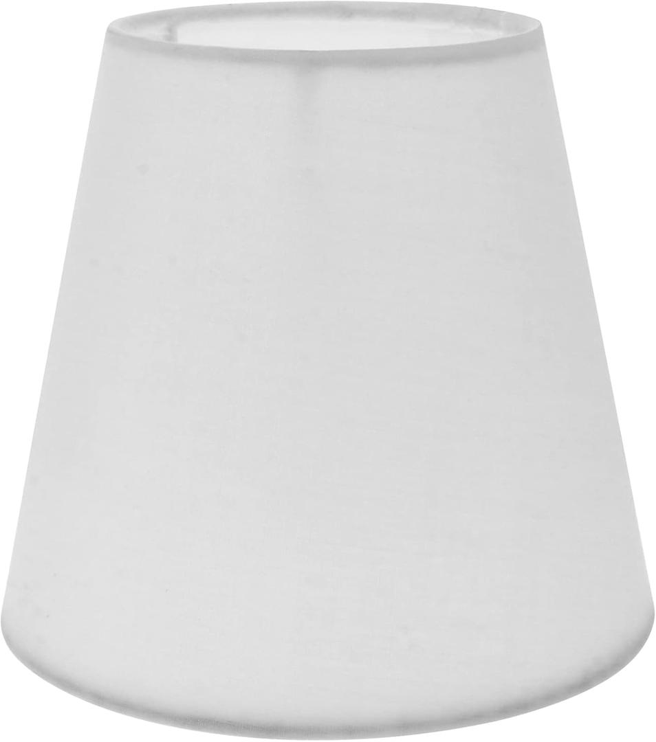 Lurrose Small Lamp Shades Small Lamp Shades Fabric Lampshade Cloth Lamp Shade Wall Lamp Shade Light Cover Vintage Art Lamp Shade for Table Lamp, White Table Lamp Shade White Desk Lamp