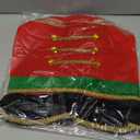 Bonuci Christmas Nutcracker Hat Tree Topper Large Nutcracker Soldier Xmas Tree Ornament for Display Cute Finial Decor Party(Classic Color)