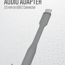 Acoustic USB Audio Adapter 3.5 mm to USB C Connector 1 ct