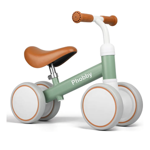 SEREED Baby Balance Bike for 1 Year Old Boys Girls 12-24 Month Toddler Balance Bike, 4 Wheels Toddler First Bike, First Birthday Gifts