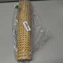 14" Width Cane Webbing 3.3Feet, Natural Rattan Webbing for Caning Projects, Woven Open Mesh Cane for Furniture, Chair, Cabinet, Ceiling