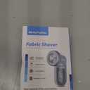 BEAUTURAL Fabric Shaver and Lint Remover, Sweater Defuzzer with 2Speeds, 2 Replaceable Stainless Steel Blades, Battery Operated, Remove Clothes Fuzz, Lint Balls, Pills, Bobbles Gray