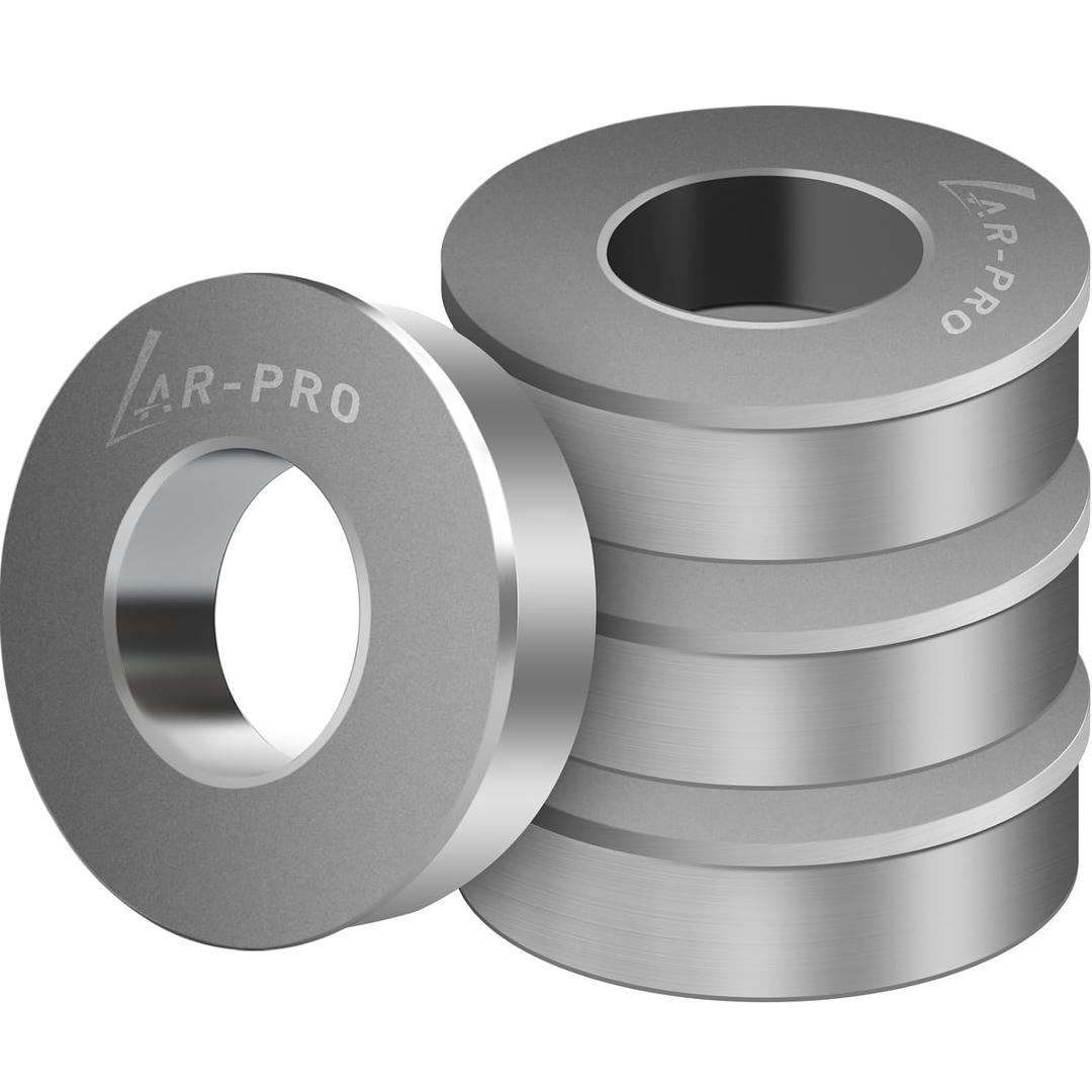 AR-PRO (4-Pack) 1" Bushings Carbon Steel - ID 1" x OD 1-3/8" Applicable Lawn Mower and Most Riding Mower Wheel Bushings Replacement