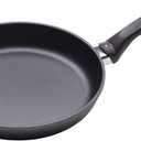 Swiss Diamond 9.5 Inch Frying Pan Nonstick Diamond Frying Pan, Aluminum Coated Skillet, Dishwasher Safe and Oven Safe Fry Pans with Stainless Steel Handle, Grey