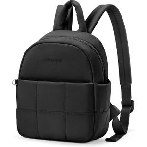 WESTBRONCO Mini Backpack for Women Nylon Small Fashion Backpacks Purse Puffer Lightweight Backpacks for Travel, Shopping, Daily