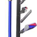 Storage-Stand-Docking-Station-Holder Compatible with V15 Detect V11 V10 V8 V7 V6 Cordless Vacuum Cleaners & Accessories, Stable Metal Bracket Organizer Rack, Brushed Black