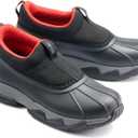 BASS OUTDOOR Women's Field Duck Low Slip-on Hiking Shoe (6, Black)