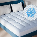 Niagara Cooling Queen RV Mattress Topper - Pillow Top Mattress Cover Quilted