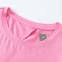 Women's Open Back Workout Tops - Sleeveless Yoga Tank Tops for Women, Moisture-Wicking Athletic Shirts for Running (Pink, XXXL)