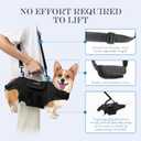 Dog Lift Harness, Full Body Support with Adjustable Control Handle for Small Senior Dogs, Post-Surgery Recovery & Joint Problems (Oxford Cloth, S)