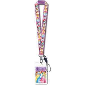 Disney Princess Lanyard with Card Holder,Pink,1"
