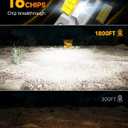 FAHREN H11 9005 Light bulbs combo, 120000LM 13X Super Bright H9 H8 HB3 off-Road Use or Fog light Bulbs, 6500k White Non-Polarity Plug and Play, Pack of 4