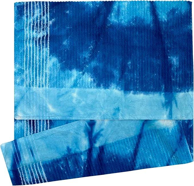 Devant Sports Towels Extra Large Caddy Golf Towel, Blue Tie Dye