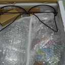 2 Gallon Glass Drink Dispensers for Parties with Stand (2 Pack)