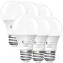 evelor 6-Pack A19 LED Light Bulbs,60 Watt Equivalent,Soft Warm White 2700K | Efficient 9W,800 Lumens,Non-Dimmable,E26 Base LED Bulbs,15000 Hours, Ideal for Bedroom Living Room, Pack Of 3
