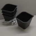 ANNKUT Bed Risers 8 Inch Heavy Duty, Furniture Risers for Bed Desk Table Sofa Couch，Oversized Bed Lifts Risers, Support up to 5000 Lbs(4 Pack Black)