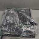 4 Tier Shoe Rack, Shoe Rack for Front Door Entrance with Hook, Shoe Organizer with Adjustable Mesh Shelves, Metal Shoe Rack for Entryway, Closet, Bedroom Living Room Garage (Black)