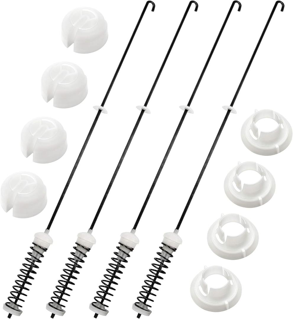 NTW4516FW2 NTW4516FW3 NTW4516FW1 NTW4605EW0 Washer Suspension Rod kit for A.mana Whirl.pool WTW4800BQ1 WTW4816FW2 WTW4816FW2 Models W10780045 Suspension Rods by TOMOON