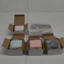 Sliner 4 Sets Coffee Mug Handbag Shaped Ceramic Tea Cup with Saucer Spoon 10 Oz/ 310 ml Purse Gift Mug for Office Home Coffee Tea Hot Chocolate Cappuccino(Stylish)