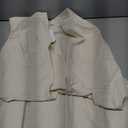 SOLY HUX Women's Zipper Front Wide Leg Jumpsuit Summer Mock Neck Sleeveless Elegant Romper (Large, Plain Apricot)