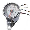 Riloer 0-13000 Motorcycle Tachometer, Tach RPM-Gauge Counter Universal RPM Meter Tachometer Counter, Universal Fits Most Motorcycle