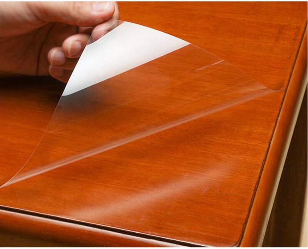 HOHOFILM Self Adhesive Clear Table Protective Film for Dining Room 27.5" x16ft Table Heat Resistance Waterproof Protection Cover for Kitchen Dining Table,Countertop,Wood Table (27.5"x16Ft)