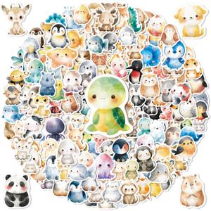 2 x 200 Pcs Animal Stickers for Kids, Cute Animal Individual Stickers for Kids, Watercolor Cute Vinyl Sticker for Classroom Prizes, Party Decor, Birthday Gifts, Crafts (Cute200)