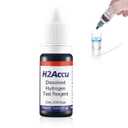 Dissolved Hydrogen Test Reagent | Measuring Molecular Hydrogen Concentration in Water | Blue Drops for Hydrogen Water Generator Bottle Hydrogen Machine | H2Accu