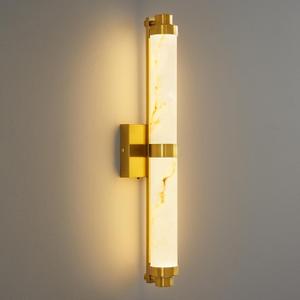 23.6" Modern Wall Sconce, 5CCT Dimmable LED Bathroom Vanity Light, Brushed Gold Wall Light with Resin Shade, 20W Hardwired Vanity Lighting for Bedroom, Living Room, Hallway