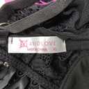 Avidlove Sexy Lingerie for Women Lace Bodysuit One Piece Teddy Lingerie Mesh V Neck Sleepwear (X-Large, Black)