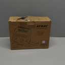 AFMAT Heavy Duty 3 Hole Puncher, 40-Sheet Paper Punch Heavy Duty, 50% Reduced Effort Three Hole Punch, 10K+ Uses, Metal Hole Puncher 3 Ring w/Large Tray, Bulit-in S.S. Paper Guide HPX2(Black)