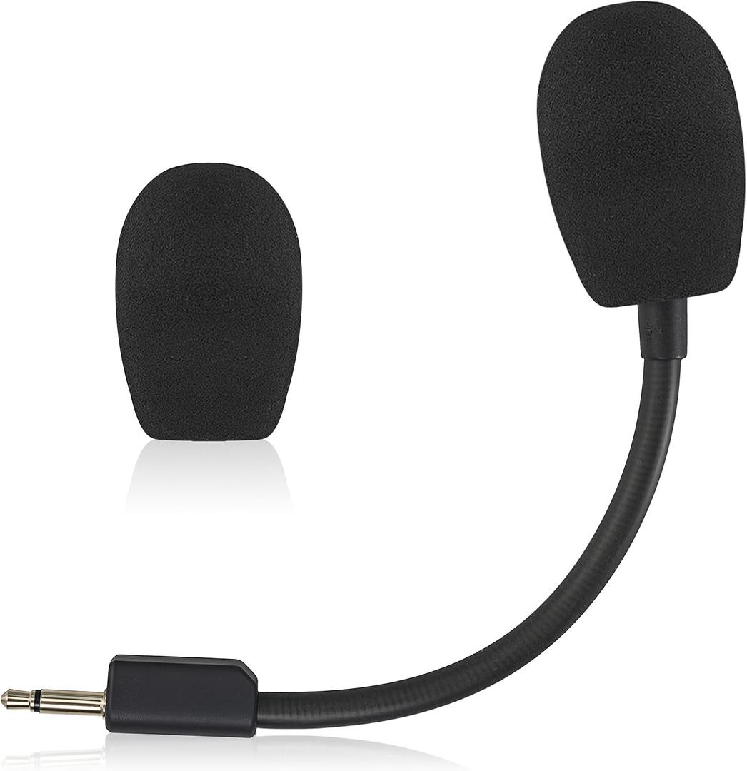 Mic Replacement Fits for Razer BlackShark V2 Pro 2023 Wireless Gaming Headsets, Noise Cancelling 3.5mm Jack Boom Black Shark PC Game Sound Microphone