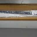 LazBlinds No Drill Blackout Vinyl Mini Blinds, White 34"x48"