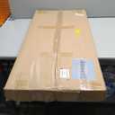 TEMI Small Computer Desk Folding Table - 35.8" Foldable Office Desk, No Assembly, Perfect for Small Spaces in Bedroom, Dorm, or Apartment, Portable Mini Desk or Study Table with Compact Design, Brown