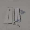 StorageWorks Tie Rack with 20 Hooks, 2-Pack Wall-Mounted Wooden Hangers for Neckties, Belts, Hats, White